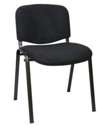 ALBA CR ISO Velours Black konferenciaszék, fekete