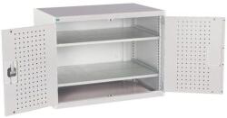 bott Műhelyszekrény Bott Cubio, 80 x 105 x 65 cm, perforált ajtó, szürke-szürke