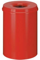 VEPA BINS TŰZÁLLÓ FÉM SZEMETES, 30 L, PIROS