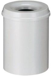 VEPA BINS TŰZÁLLÓ FÉM SZEMETES, 30 L, SZÜRKE