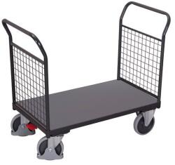 Cordes Platform kocsi két fogantyúval hálós töltettel, 500 kg-ig, 101, 5 x 139 x 80 cm, szürke