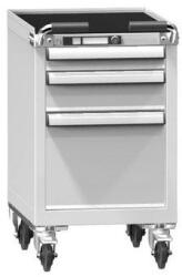 POLAK Műhelykocsi ZLM59-1, 19x27D, 442 x 600 x 785 mm, szürkés-szürke