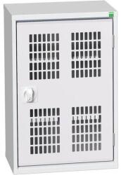 bott Műhelyszekrény polcokkal Bott Verso, drótajtó, 80 x 52, 5 x 35 cm, 2 polc, szürke-szürke