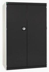 bott Cubio műhelyszekrény, 160 x 105 x 52, 5 cm, perforált ajtó, szürke-antracit