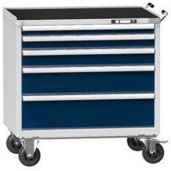 POLAK Műhelykocsi ZGM84-1, 54x36D, 1037 x 753 x 1105 mm, szürke-sötétkék