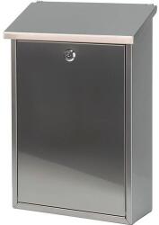 V-Part Fali postaláda, magassága 40 cm, matt rozsdamentes acél