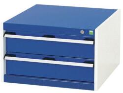 bott Műhely fiókos szekrény Bott Cubio, 40 x 65 x 75 cm, 2 fiókos, szürke-kék