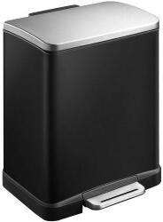 EKO E-Cube pedálos szemetes, 12 l, fekete, EKO