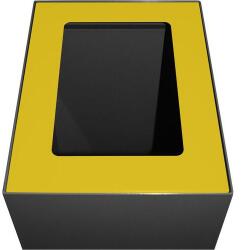 V-Part Fedél moduláris, 60 l-es hulladékgyűjtő egységhez, sárga