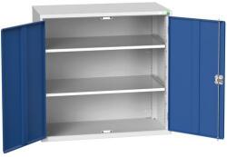 bott Műhelyszekrény polcokkal Bott Verso, 100 x 105 x 55 cm, 2 polc, szürke-kék