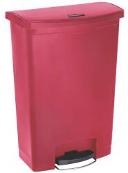 Rubbermaid Slim Jim Step On Front Step szemeteskuka, műanyag, 90 l, piros