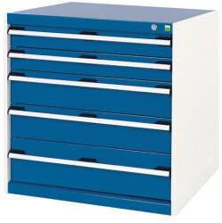 bott SL-87 fiókos műhelyszekrény, 80 cm magas, 5 fiókos