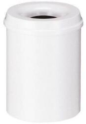 V-Part Tűzálló papírkosár, V-Part, 15 l, fehér
