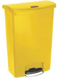 Rubbermaid Slim Jim Step On Front Step szemeteskuka, műanyag, 90 l, sárga