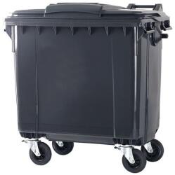 VEPA BINS Konténer, 770 l, lapos fedéllel, szürke