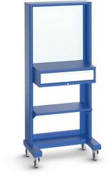 bott minőségellenőrző állomás, mobil, 182 x 86 x 60 cm, fiók, fiók 125 mm