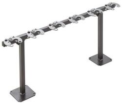 Mottez Kültéri állvány Mottez robogókhoz, 6 férőhelyes, zárható