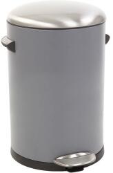 EKO Belle Delux pedálos szemetes, 12 l, szürke - EKO
