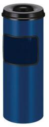 VEPA BINS Szemetes csikkelnyomó hamutartóval, 30 l, kék/fekete