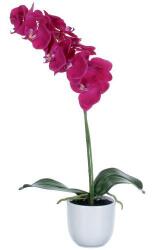 Vepabins Lepkeorchidea műnövény, zöld lila, magasság: 60 cm