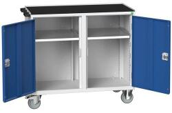 bott Karbantartó fiókos kocsi Bott Verso, 96, 5 x 105 x 55 cm, 2 szekrény, matt, szürke-kék