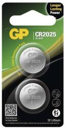 GP Batteries CR2025 lítium gombelem, buborékcsomagolásban
