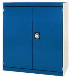 bott Műhelyszekrény Bott Cubio, 90 x 80 x 65 cm, perforált ajtó, szürke-kék