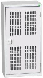 bott Műhelyszekrény polcokkal Bott Verso, drótajtó, 100 x 52, 5 x 35 cm, 2 polc, szürke-szürke