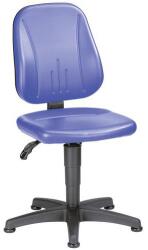 Bimossa Munkaszék Bimos Unitec 9650 siklóval, lábtartó nélkül, műbőr, világoskék
