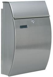 VEPA BINS Tian postaláda, 15 l, matt rozsdamentes acél