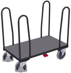 Cordes Platform kocsi négy saroktartóval, 500 kg-ig, 103 x 106 x 60 cm, szürke