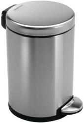 simplehuman Kerek pedálos szemetes, 4, 5 l, matt rozsdamentes acél