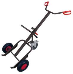 Cordes Rudl RU203 tartókerékkel ellátott dobokhoz, 250 kg-ig, felfújható kerekekkel, szürke