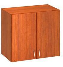 Alfa Office Alfa 500 hozzáépíthető alacsony, széles szekrény, 71, 7 x 80 x 47 cm, ajtóval, cseresznye mintázat