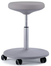 Bimos Munkaszék Bimos Labster 9107 kerekekkel, műbőr, szürke
