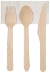 Matfer 4 részes fa evőeszköz készlet