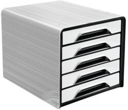 CEP Smoove CEP fiókos doboz, 5 fiók, fehér/fekete