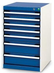 bott SL-55 fiókos műhelyszekrény, 80 cm magas, 7 fiókos