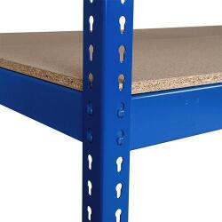 Rapid 1 Kiegészítő farostlemez polc, 122 x 61 cm, 600 kg, kék