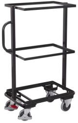 Cordes Ládakocsi rakodófelület nélkül, 3 polccal, szürke