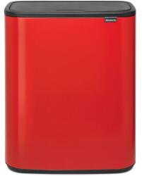 Brabantia Bo Touch bin szemetes, 2x30 l, piros, Brabantia