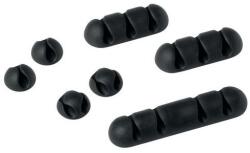 Durable Öntapadó kábelkapcsok CAVOLINE, 14 db, antracit