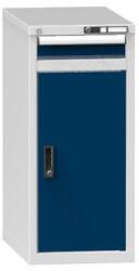 POLAK Fiókos szekrény ZH1, 442 x 753 x 990 mm, szürke-sötétkék