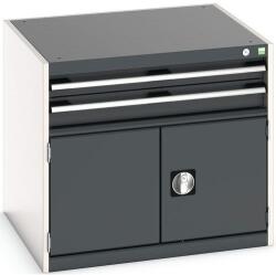 bott Műhely fiókos szekrény Bott Cubio, 70 x 80 x 75 cm, 2 fiók, 1 szekrény, szürke-antracit