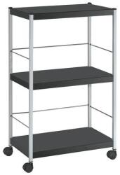 PAPERFLOW irodai polcos kocsi, 100 x 60 cm