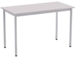 Perfecta Étkezőasztal világosszürke alappal, 120 x 60 x 75 cm, világosszürke