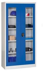Kovona Szerszámos műhelyszekrény, 195 x 95 x 40 cm, szÜrke/kék