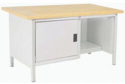 bott Műhelyasztal Bott Cubio Tároló, 84 x 150 x 75 cm, 1 szekrény, polc, multiplex, szürke-szürke