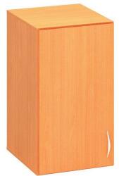 Alfa Office Alfa 500 alacsony, keskeny hozzáépíthető szekrény, 71, 7 x 40 x 47 cm, ajtóval - balos kivitel, bükk Bavaria mintázat