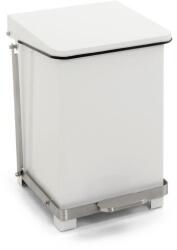 V-Part Pedálos ipari konténer, 27 l, fehér